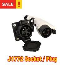 DUOSIDA SAE J1772 16A 32A 플러그 AC 커넥터 전기 자동차 충전 또는 용 입구 레벨 2 STATIONTYPE 1 소켓, 32A Plug, 32A Plug