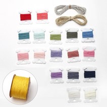 히야가게 매듭 팔찌줄 0.4 0.8mm, 08 옐로우, 02-A-0.8mm(길이 300cm)