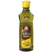 오뚜기 프레스코 카놀라유, 4개, 500ml