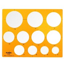 템플렛 코링 대형원형 정규 템플렛 K 106F 원형자 원형자 빵빵자 자, 1개, 1개