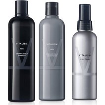 VITALISM 남성용 스칼프 샴푸 컨디셔너 토닉 세트