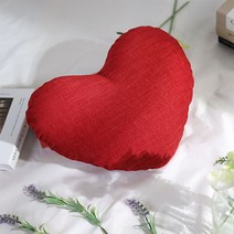 조브라운 국내생산 연인선물 집들이선물 기념일선물 하트쿠션, 발수패브릭, 베이지