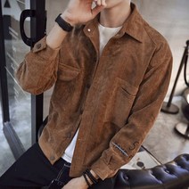 자켓 스웨이드 남성의류 골덴 가을 데님 청 캐주얼 더블에이치