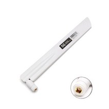 1pcs 3g 4g 5g 안테나 600-6000mhz 18dbi 이득 sma 남성 무선 네트워크 카드 wifi 라우터 높은 신호 감도, 흰색 rp-sma-남성