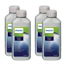 필립스 세코 라떼고 커피머신 청소 석회질제거 세척제 석회제거제 Saeco Decalcifier 250ml 4개