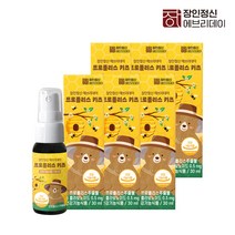 프로폴리스 구강향균 딸기맛 어린이 프로폴리스 키즈 스프레이, 6개, 30ml
