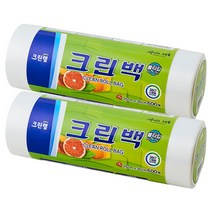크린랩 크린랲 비닐봉투 25cm x 35cm (중) 600매 위생봉지 롤백 팩 일회용품 음식물/위생/포장/마트/친환경/업소/식당, 2개