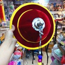 선비갓 양반 이중 삼중 전자관 탕건 조선시대, M（56-58cm）, 빨간색성인내경18높이13CM깃발4-5미터