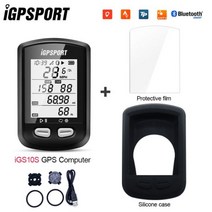 IGS10S GPS-iGPSPORT 자전거 GPS 컴퓨터 BSC100S 자동 백라이트 GNSS 속도계 BLE ANT + 케이던스 및 속도 센서 지원, CN, IGS10S Set 1