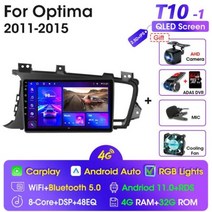 JMCQ-2 딘 4G 안드로이드 11 카 스테레오 라디오 멀티미디어 비디오 플레이어 기아 K5 옵티마 2011-2015 내비게이션 GPS 헤드 유닛 카플레이, T10-1-ADAS DVR