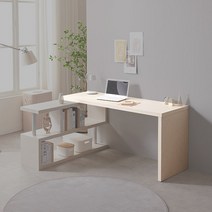ED902 ㄱ자 책상 기억자 코너책상 테이블 기역자 컴퓨터 책상 상판 1600, 화이트