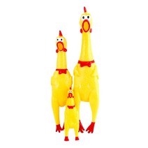 강아지 삑삑이 치킨 닭 인형 장난감/ 토이 애견 굿즈 애완 훈련용, 꼬맹이(소)