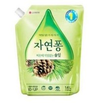 자연퐁 주방세제 솔잎 1.4kg 리필, 1.4L, 5개