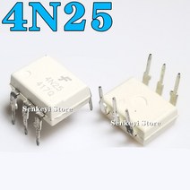 제네레이터 발전기 New original 4N25 straight plug DIP6 optocoupler transistor output generation, 1개
