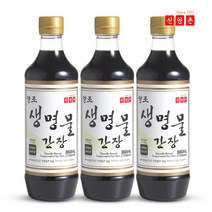 신앙촌 양조간장 양조 생명물간장 860mL x 3병, 단일속성, 없음