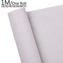 캔버스 롤 100호 캠버스 면천 전문 빈 페인팅 레이어 아크릴 유화 린넨 블렌드 아티스트를 미술 용품 ​​1m 한 롤, 폭 88cm