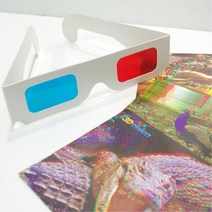 적청 필름 3D사진용 입체안경 만들기 5인 착시현상 수업용 매직아이 학교