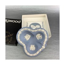 빈티지 웨지우드 Jasperware Clover Shaped Club Tray Piece #2491 New England