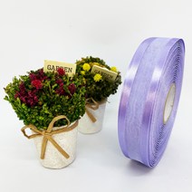 포장 리본 끈 제이제이리본 양단오간디B 7mm 15mm 25mm 40mm 20컬러 ( 길이 45M 90M ) 공단리본, OB12, 15mm(45M)