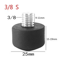 Andoer Benro Gitzo Manfrotto 삼각대 모노 포드를위한 모노 포드 고무 발 스파이크, 3/8 작은