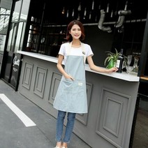 스트라이프 버클 앞치마 4컬러, 단품