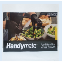 핸디메이트 니트릴장갑 블랙(검정) 100매 중(M), 3box