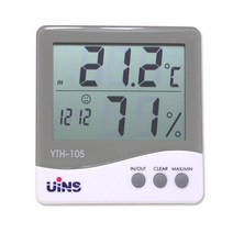 디지털 온습도계 YTH-105 아기온도계 유아습도계 실내외온도 전자 온도계 수온계 유인스
