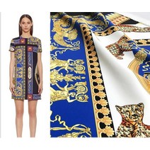 원단 바로크 패션 브랜드 쇼 디지털 인쇄 패션 의류 폴리 에스터 맞춤 직물 미터당 드레스 천 alibaba express, 100x148cm, 100x145cm