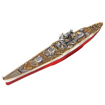 Piececool-3D 금속 전함 모델 키트 3D입체퍼즐 모형 군함모델, RICHELIEU BATTLESHIP