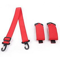 스노우 보드 데크 스노보드 데스페라도 바인딩 Snowboard Strap Adjustable Ski Pole Carrier Shoulder Sno, 01 빨간