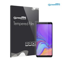 1+1 갤럭시 A9 2018(SM-A920N) 강화유리 평면 액정보호필름, 강화유리 평면형(2매)