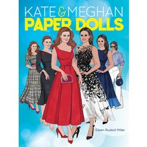 (영문도서) Kate and Meghan Paper Dolls Paperback, Dover Publications, English, 9780486834276