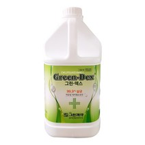 그린덱스 4L/HOCI 미산성 치아염소산수 고수준 살균 소독제, 1통