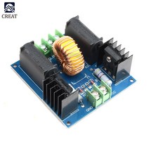 테슬라 코일 전원 공급 장치 용 ZVS 드라이버 보드 부스트 고전압 발생기 유도 가열 모듈 시스템 10A 200W, 한개옵션0