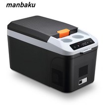 manbaku 차량용 캠핑쿨러 냉장고 12V-24V 전용 휴대용 냉동고 16L 26L, 28L