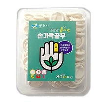 웰천사 손가락골무 80+5P 라텍스 골무 미끄럼방지, 85p S