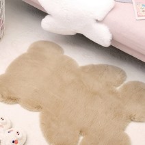 물세탁 가능한 카페트 단색 유니크 러그 털 장모