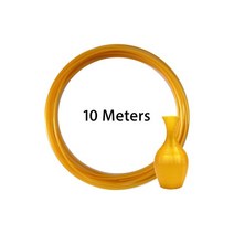 3D프린터 레진 필라멘트LeoPlas-1.75mm 10 및 20 미터 유연한 소프트 TPU 필라멘트 샘플 3D 프린터 소모품, 31 Gold 10m 30g