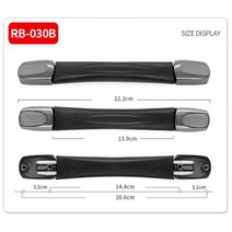 가방 수리 리폼 호환 수하물 캐리어 핸들 그립 트롤리 교체 범용 여행 블랙 액세서리 1005004852096645, q3