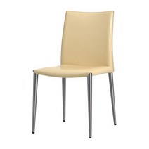 주노 천연가죽식탁의자 색상4, 베이지