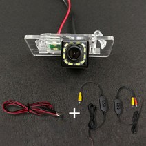 HD 무선 자동차 CCD 후면 카메라 어안 4 8 12 led 다이나믹 나이트 방수 아우디 A4L A4 TT A1 A3 A5 A7 Q3 Q5 RS5 2005-2014, [06] 12 led wireless kit