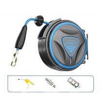 자동릴 오토릴 패키지 벽부착형 에어호수 에어릴20m 릴와이어, 클램핑튜브10x6.5 10 m