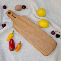 [Holin] 나무도마/수제원목도마/캠핑도마/플레이팅도마 마호가니 원목 도마 핸들 롱스퀘어