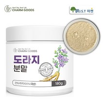 국산 도라지가루 도라지분말 말린 건조 건 도라지 차 (수량선택), 1통, 180g