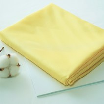 패브릭몰 샤틴슬라브 고급공단 양면원단 의류 곱창밴드 스크런치 배경천, 노랑