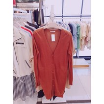 동아수성점 2층 엔비플러스 시슬리 단추 롱 브라운 가디건