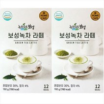 아크바 보성녹차라떼 192g 12스틱 2개세트