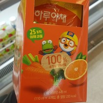 한국야구르트 하루야채 뽀로로 110ml x 4개, 아이스팩 포장