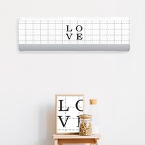 벽걸이형 원룸형 에어컨커버/LG휘센 무풍 에어콘커버, 벽걸이형 원룸형 에어컨커버_러브스퀘어