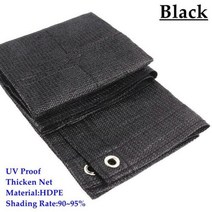 그늘막 차단막 농막 자외선 방지 HDPE 차양 그물 정원 건물 쉼터 태양 항해 발코니 개인 정보 보호 울타리 스크린 전망대 테라스 천막 텐트, Black+0.9mx2m